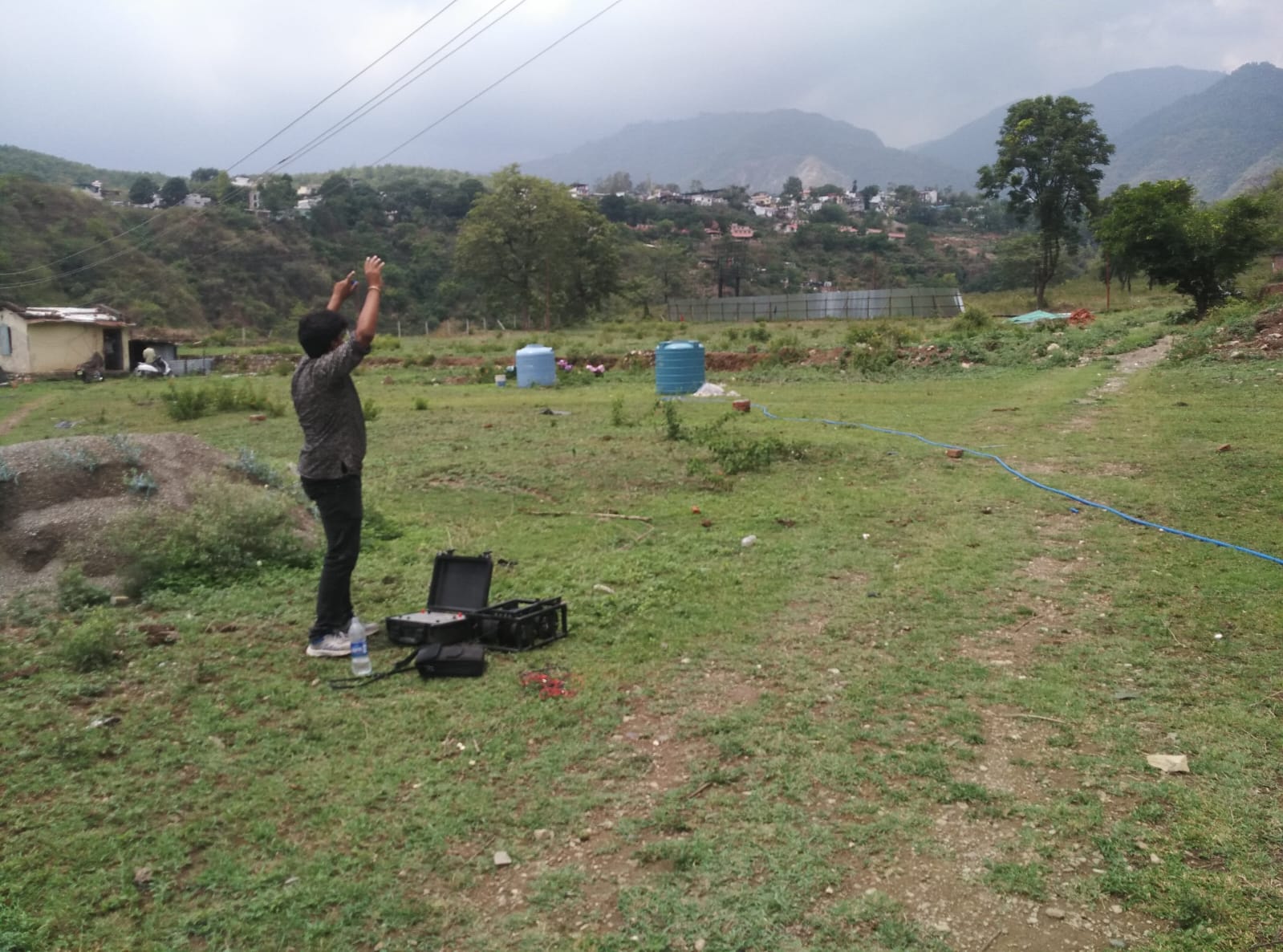 Groundwater exploration and electrical resistivity survey project